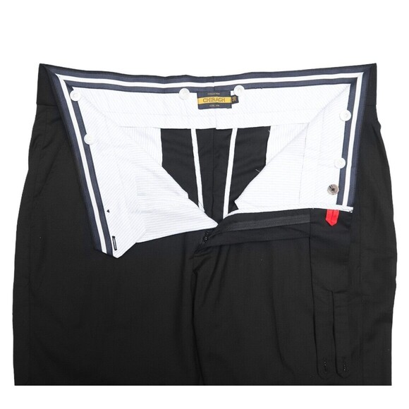 Men's Black Dress Pants - Picture 3 of 6